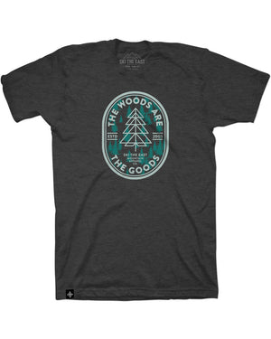 Woods Are The Goods Tee - Charcoal