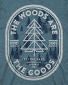 Woods Are The Goods Tee - Indigo