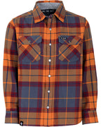 Youth Savage Flannel - Ridgeline Rust