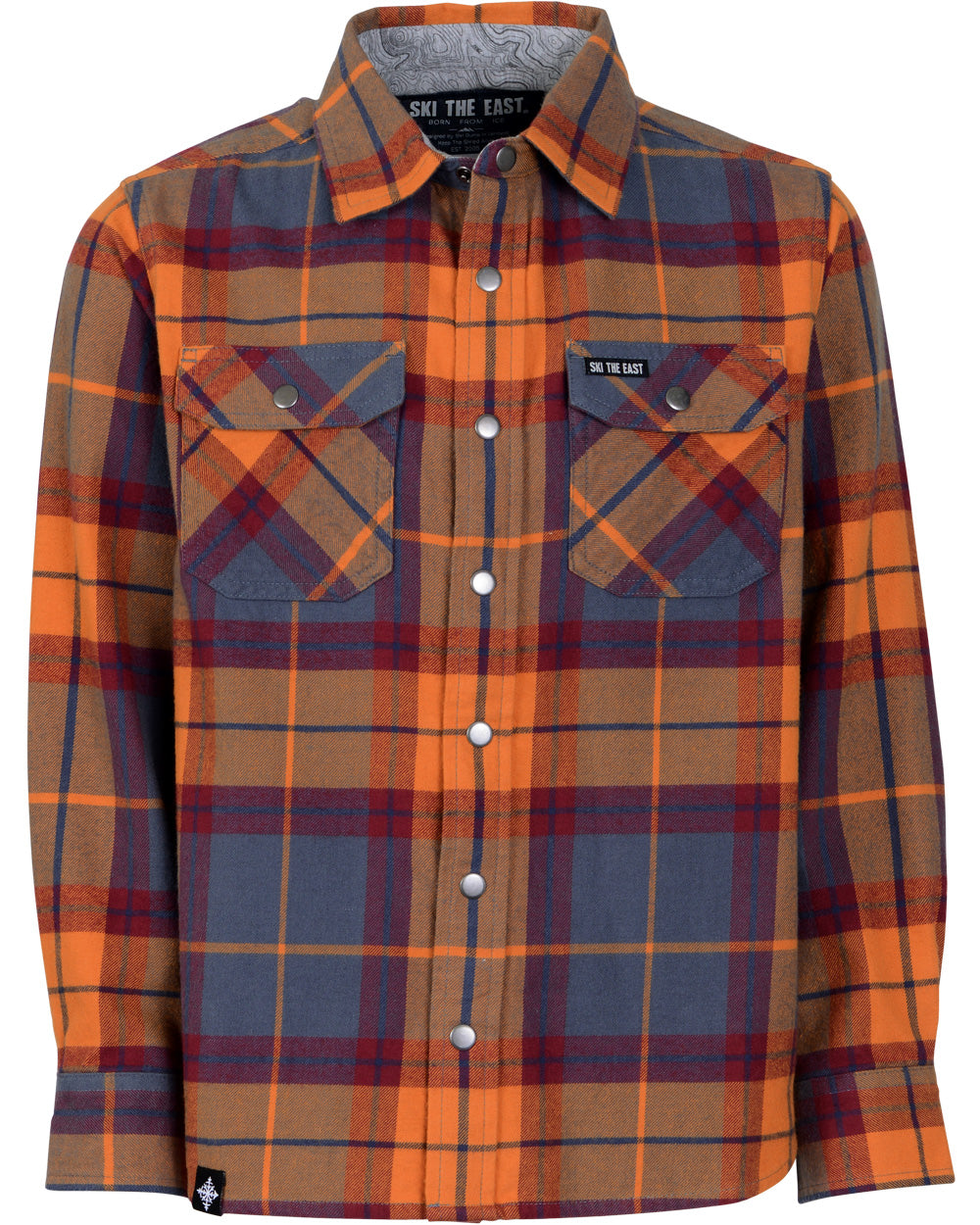 Youth Savage Flannel - Ridgeline Rust