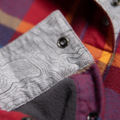 Women's Malo Fleece Lined Pullover Flannel - Summit Sun