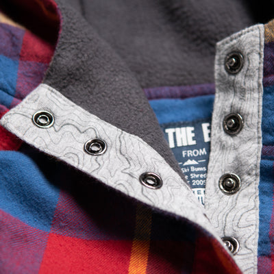 Women's Malo Fleece Lined Pullover Flannel - Summit Sun