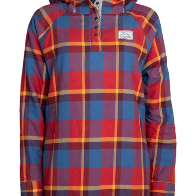 Women's Malo Fleece Lined Pullover Flannel - Summit Sun