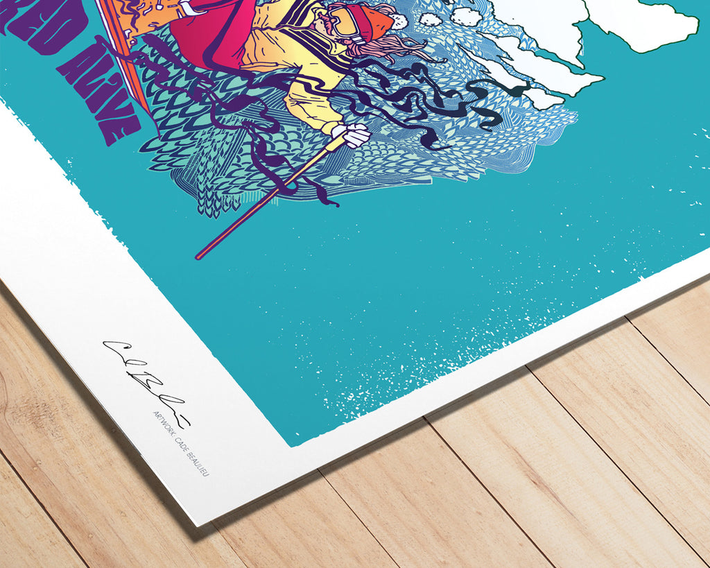 Limited Edition Print - Shred Daze