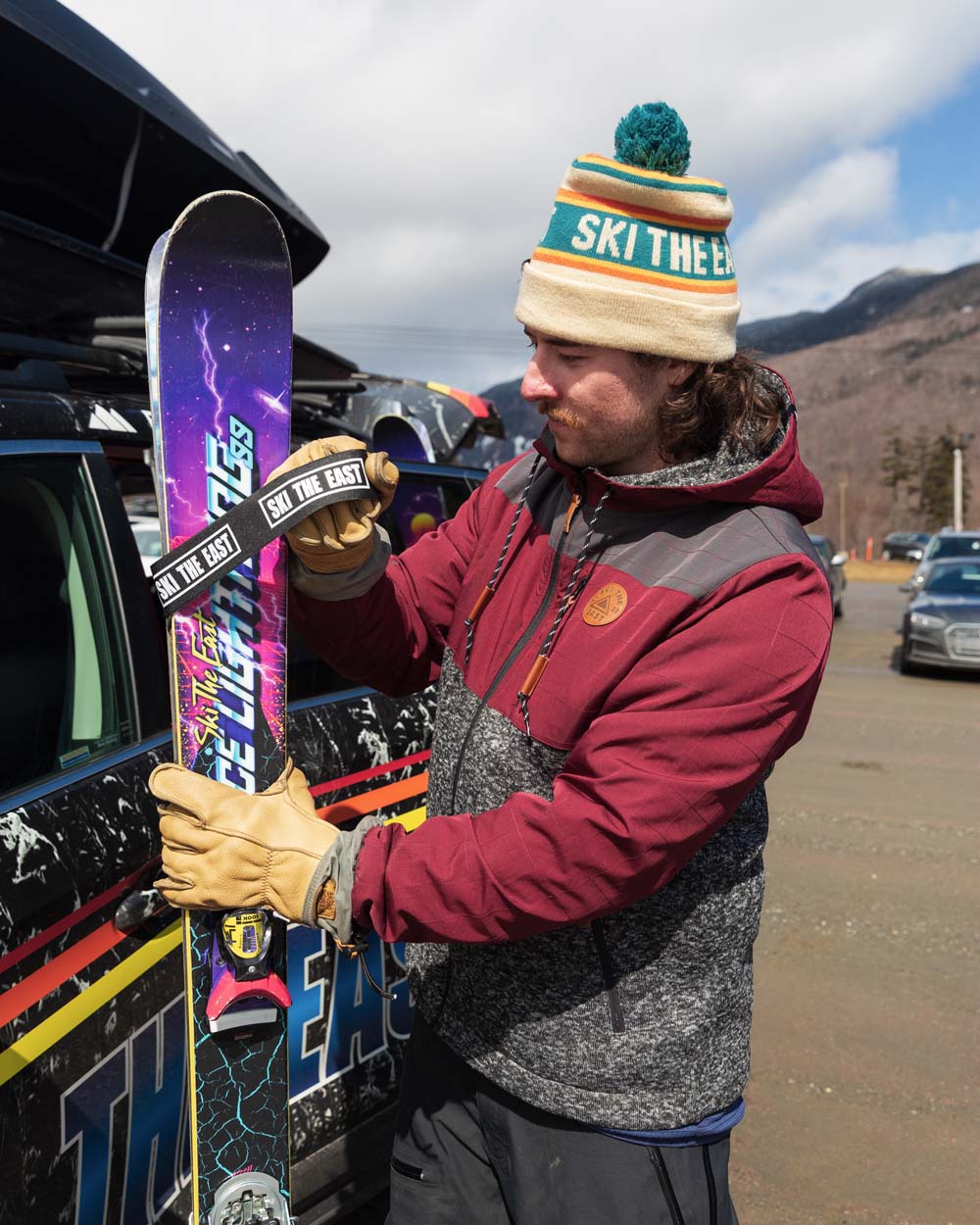 Ranger Fleece Jacket - Brick/Black