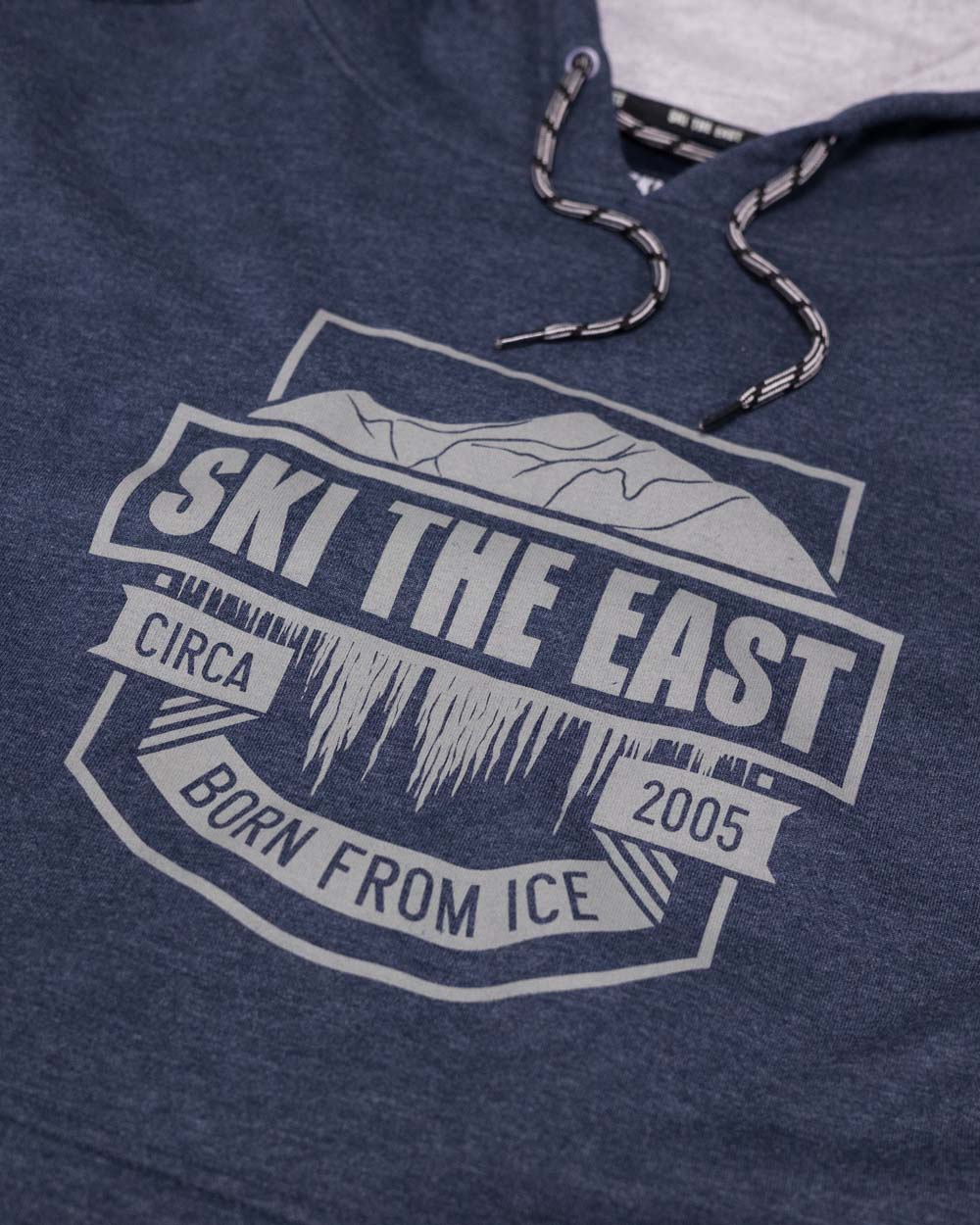 Born From Ice Pullover Hoodie - Navy