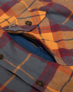 Woodbury Fleece Lined Flannel - Ridgeline Rust