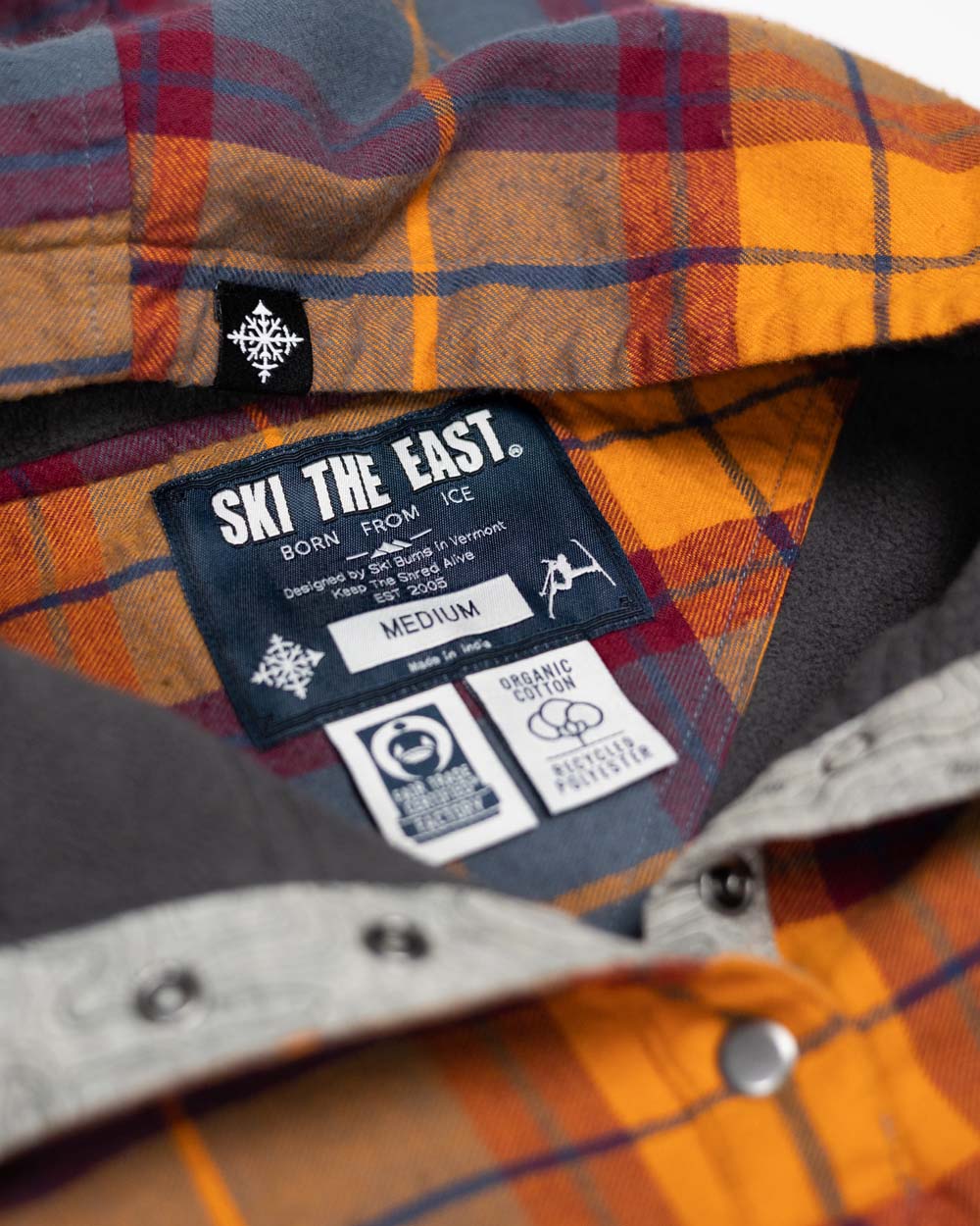 Women's Malo Fleece Lined Pullover Flannel - Ridgeline Rust