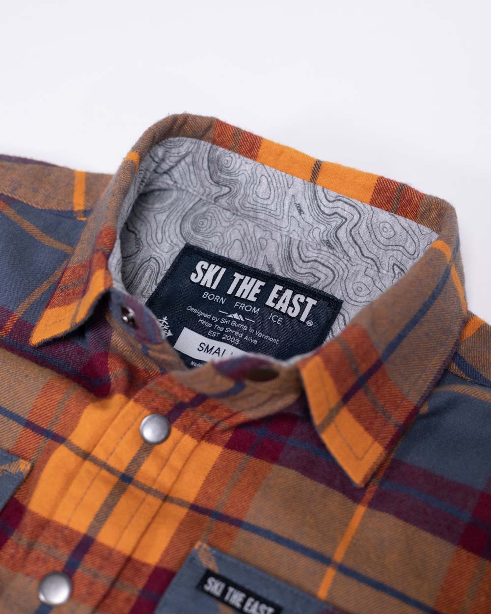 Youth Savage Flannel - Ridgeline Rust