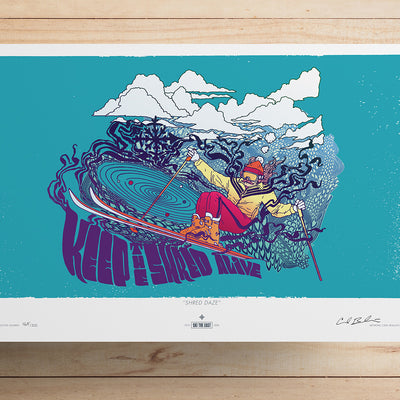 Limited Edition Print - Shred Daze