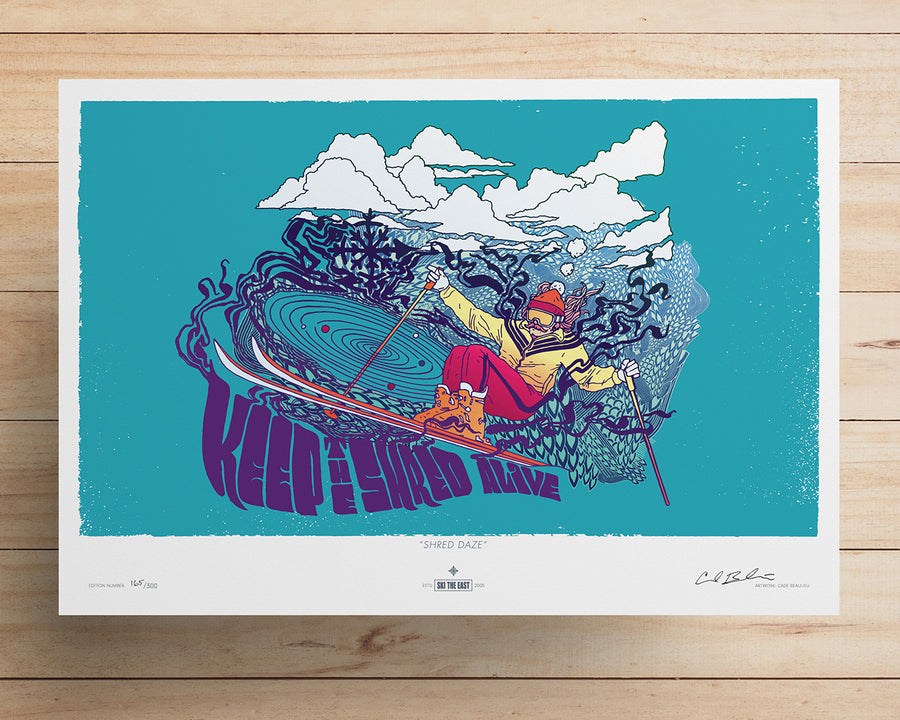 Limited Edition Print - Shred Daze