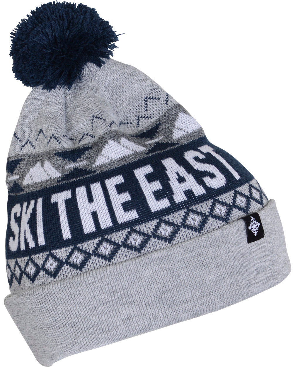 Powder Day Pom Beanie - Hazens Gray