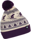 Women's Suzy Pom Beanie - Grape