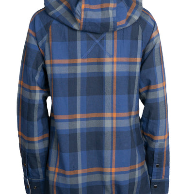 Women's Malo Pullover Flannel - Solar Blue