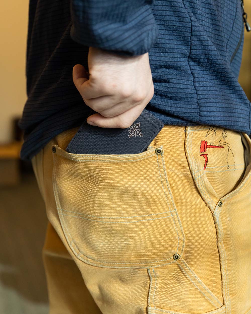 Sidecut Canvas Wallet