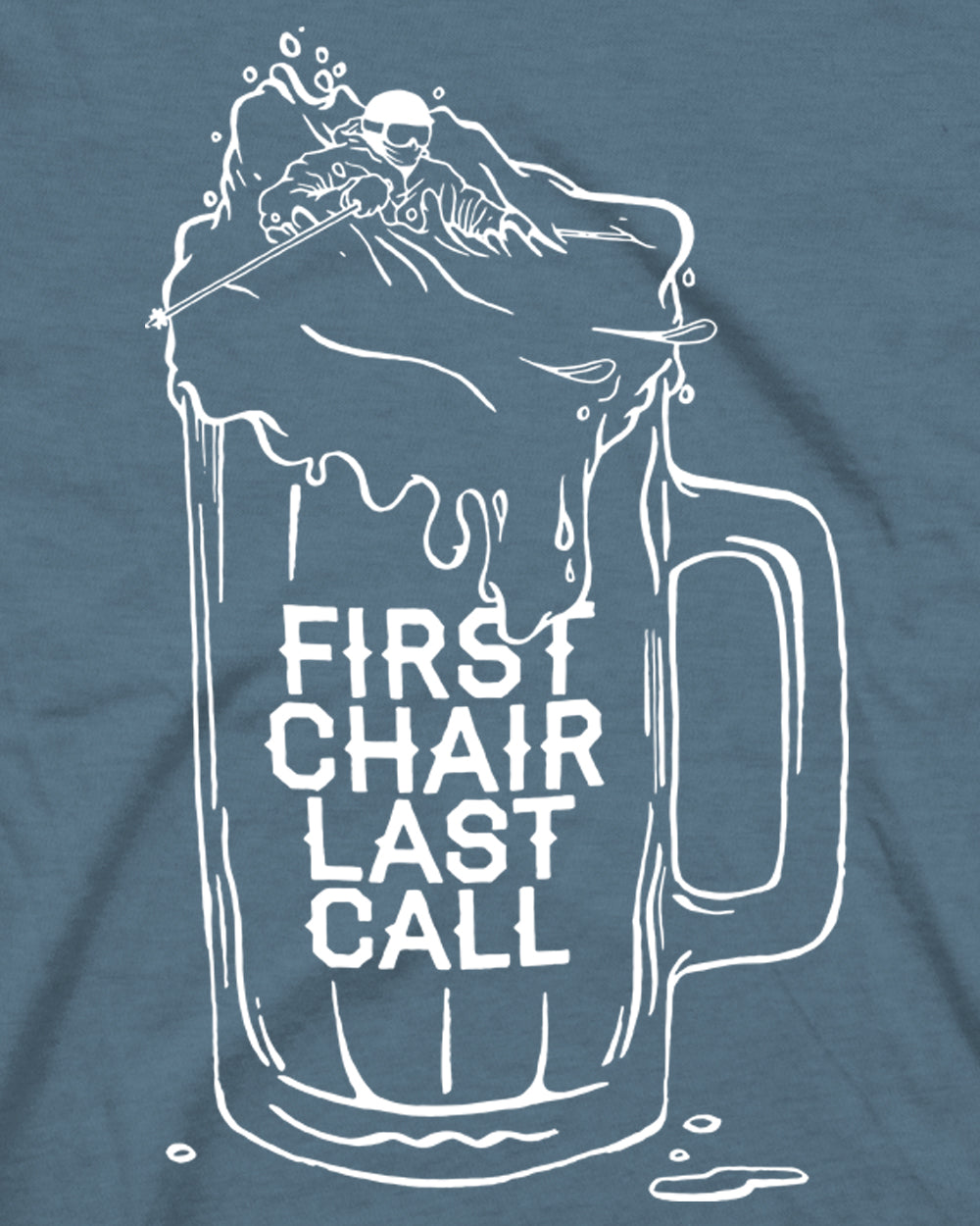 First Chair Last Call Tee - Indigo