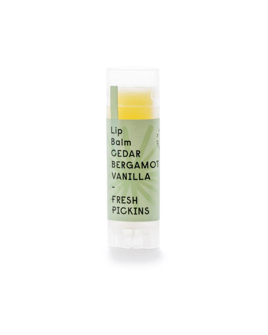 Fresh Pickins Cedar Bergamot Vanilla Lip Balm