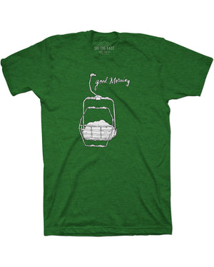 Youth Good Morning Tee - Kelly Green