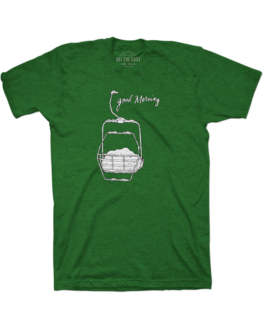 Youth Good Morning Tee - Kelly Green