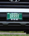 Ski The East License Plate Frame - Black