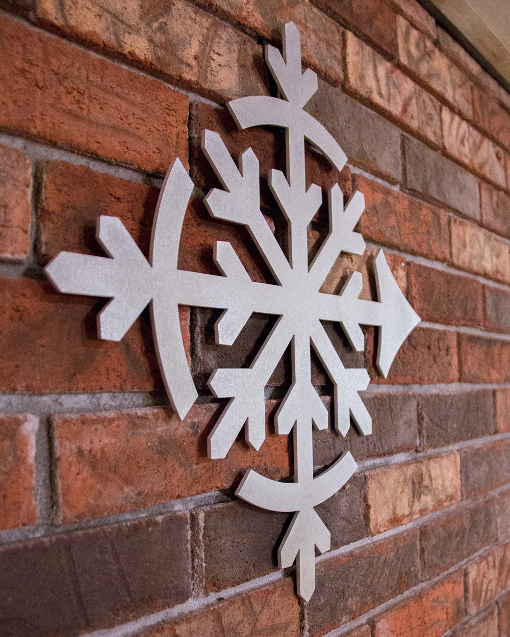 Flake Metal Wall Sculpture - Sanded