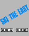 Classic XL Die-Cut Sticker Pack - Text - Blue